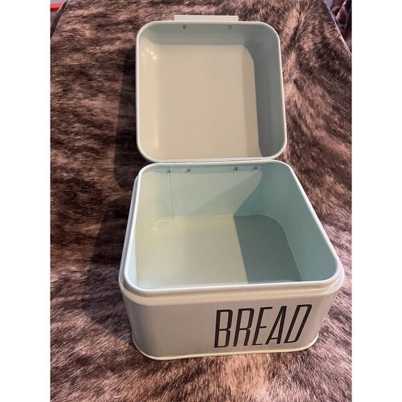 Sale Bloomingville Bread Box Handle Metal Mint‎ Green  Small (T115) - Picture 3 of 8